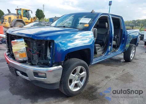 2015 Chevrolet Silverado 1500 2Lt из США, поврежденный, VIN 3GCUKREC8FG506988